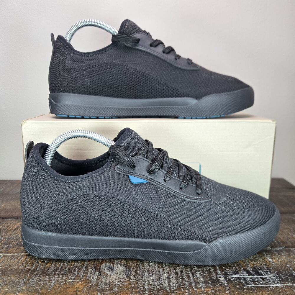 Vessi Weekend 1.5 Sneaker Mens Size 9 Waterproof Shoes Asphalt Black Black